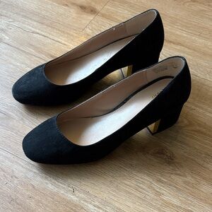 Fioni Black Block Heels